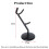 Saxophone Stand with Secure Vertical Support, Iron Detachable Bracket for Alto and Soprano 2