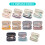 Large Capacity Pencil Case 22x11x6.5cm Multi-layer Canvas Stationery Organizer 4