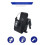 Recorder Case Fixed Set with Universal Back Panel Clip for Waist Belt Fast Reverse Anti Shake Recorder Case Cover,B 5