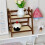 2Layer Spice Caddy Shelf Kitchen Storage Rack Desktop Cabinet Organizer Display Rack Coffee Bar Counter Shelf Cup Holder 5