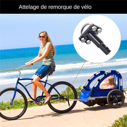 Quick Coupling for Bicycle Trailers, Bike Trailers, Animals & Transport - Quick Coupling, Reinforced Load Capacity