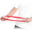 6pcs Yoga Stretch Bands Set with 10 Hole Pull Strap + Resistance Bands 14