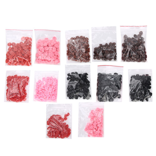 1200Pcs Doll Noses Flat Simulation Triangular DIY Toy Accessories Model A/B 1