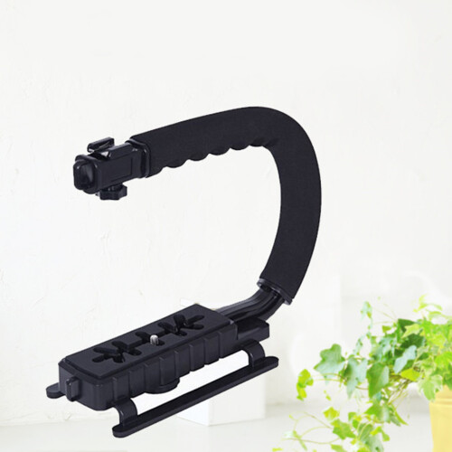 Handheld Stabilizer Handle Grip with Accessory Mount for Camera, DSLR, DV, Black, 298g 2