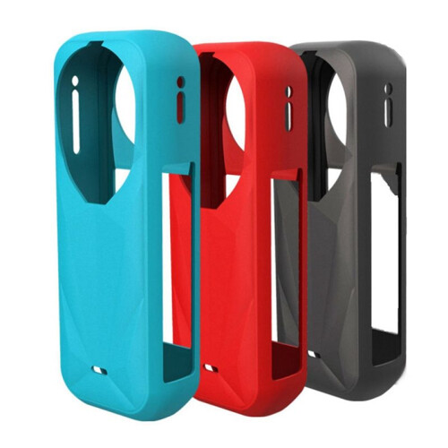 Silicone Protective Case for  X5 with Lens Cap Shockproof Sleeve Protective Sleeve Camera Protective Cover Red