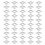 Electric Fence Insulators ABS3.2cm Aperture50pcs 1