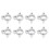 Electric Fence Insulators ABS3.2cm Aperture50pcs 5