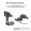 Folding Camera L Holder Quick Release Plate with 1/4 Screws for SLR DSLR Camera Bracket 2