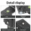 Folding Camera L Holder Quick Release Plate with 1/4 Screws for SLR DSLR Camera Bracket 8