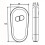 Electric Sofa  Electric Recliner Chair Sofa 2 Button Remote Control Hand  Controller Handle Lift B 6