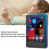 Bluetooth MP3 Player 2.4" Touch Screen 4GB HD Noise Red Blue 6