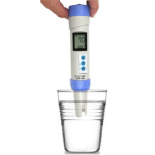 Professionele COM-100 EC-Analyzer, TDS-Metertemperatuurtester met Automatische Kalibratie en Gegevensopslagmeting