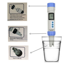 Professional COM-100 EC Analyzer TDS Meter Temp Tester with Automatic Calibration and Data Hold Measurement
