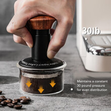 Stainless Steel Coffee Tamper Spring Loaded