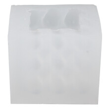 Formă de lumânare din silicon cub inimă – Calitate alimentară, între -40C și