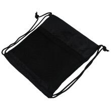 3X Außen Frauen Männer Nylon Schwarz Ultra Leicht Rucksack Fußball Basketball Tasche String Kordelzug Jagd Wandern Gym Sport Taschen (Groß)