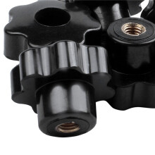 Machinery Latche Knurled Clamping Nuts Knob Grip M8 Female Thread 36pcs