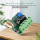 6V12V24V Brushless Motor Speed Controller with Hall BLDC Driver Board Module with Cable Power Supply 4