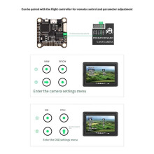 FOXEER V5 FPV Camera 1000TVL CMOS 1/3Inch Sensor 4ms Latency Super WDR Switchable NTSC/PAL for RC Drones Red