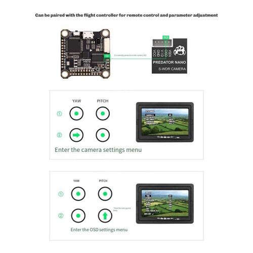 FOXEER   V5 FPV Camera 1000TVL CMOS 1/3Inch Sensor 4ms Latency Super WDR Switchable NTSC/PAL for RC Drones Red