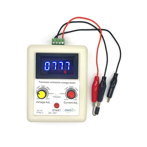 110V-2600V IGBT Voltage Capability Tester Diode MOS Triode Digital Voltmeter Tester Portable Withstand Voltage Tester B 2