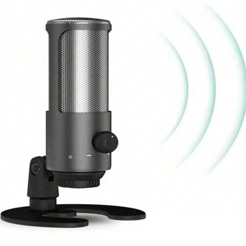 USB Gaming Microphone Kit for PC,PS4/5 Condenser Cardioid Mic Set with RGB Light,for Streaming 1