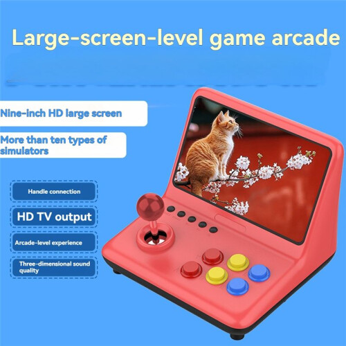 A12 9 Inch Joystick Arcade A7 Architectuur Quad-Core CPU Simulator Videogameconsole Spel Kindercadeau 32G