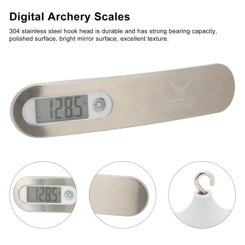 Digital Archery Bow Scale 110lb/50kg Portable Recurve Compound 2