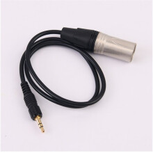 Microphone Balanced Cable XLR to 3.5MM Jack Plug Audio Replacement Wires for UWP D11 V1 D21 P03B Mic Device Parts