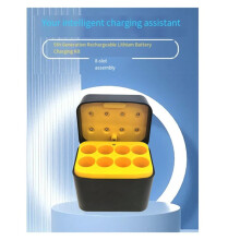 Type-C 8-Slot AA Battery Charger 1.5V Rechargeable Lithium Ion Batteries Charging Box for Remote Control Toys and Tools