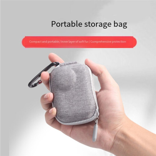 For InstaGO Ultra  Camera EVA Case Bag Multi-Functional Shockproof Camera Waterproof Portable Bag Box Storage Grey 1