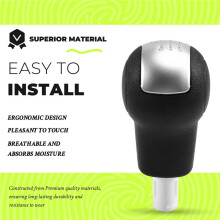 Car Gearshift Lever Handle Shift Knob Gearshift Handball LR001199 for Freelander 2 L359 2006-2015 B