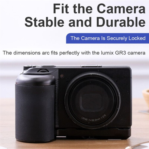 Aluminum Alloy Base Camera Handle for  GR3 GRX Camera Grip Quick Installation Board Accessories Silicone Handles 2