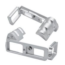 For E-M10III Camera L Bracket Hand Grip Quick Release Plate Camera Accessories Silver