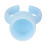 100pcs Disposable Eyelash Glue Ring Cups, 1.4cm, Blue 8