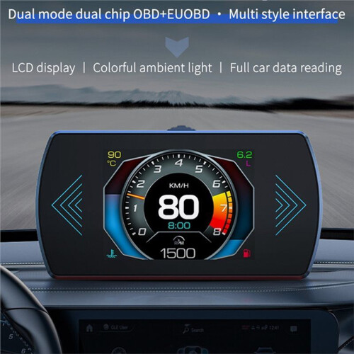 Display OBD2, - Display per Auto, - Display, OBD2+GPS Tachimetro Digitale Adatto A Tutte Le Auto