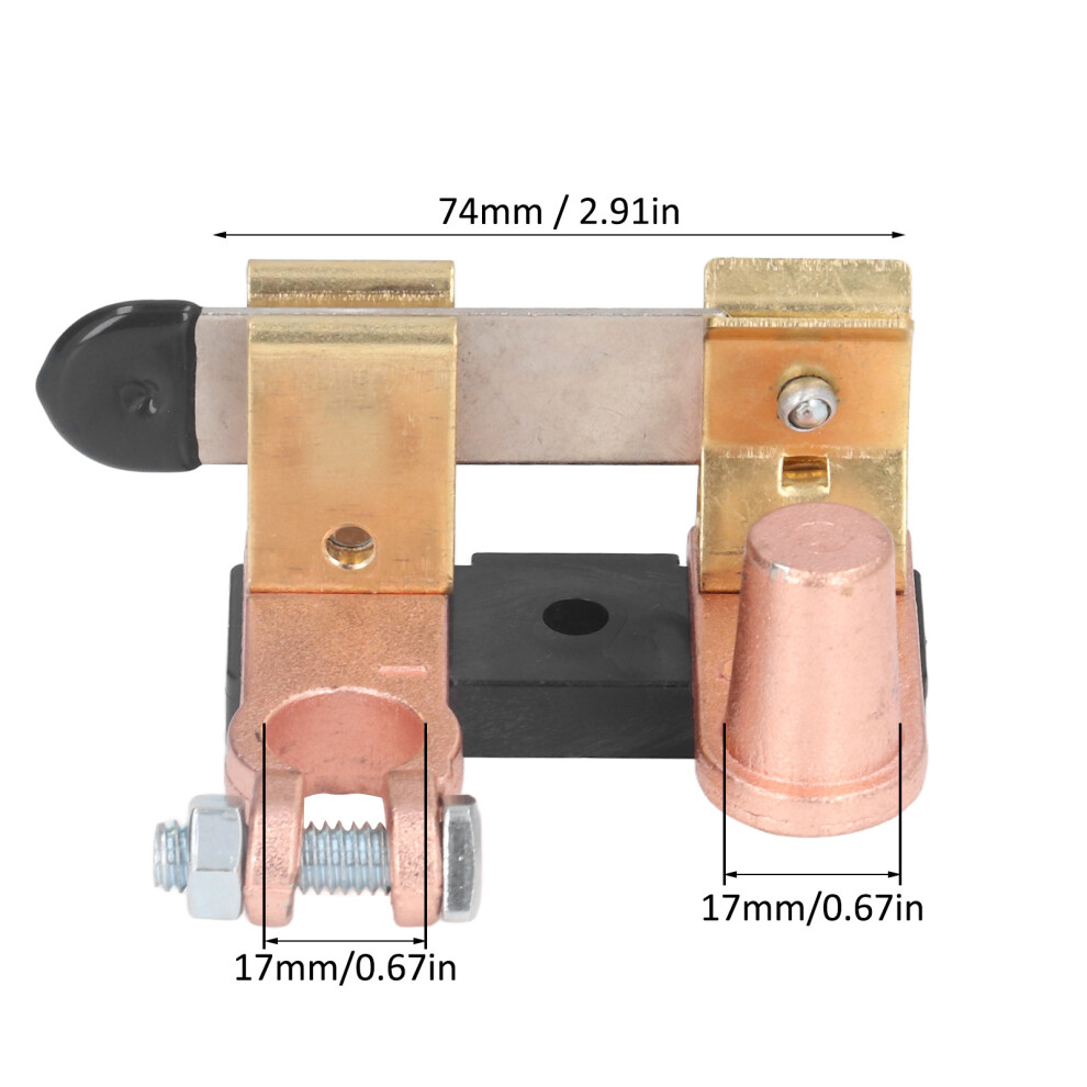 Brass Battery Cut Off Switch for 12-24V Cars