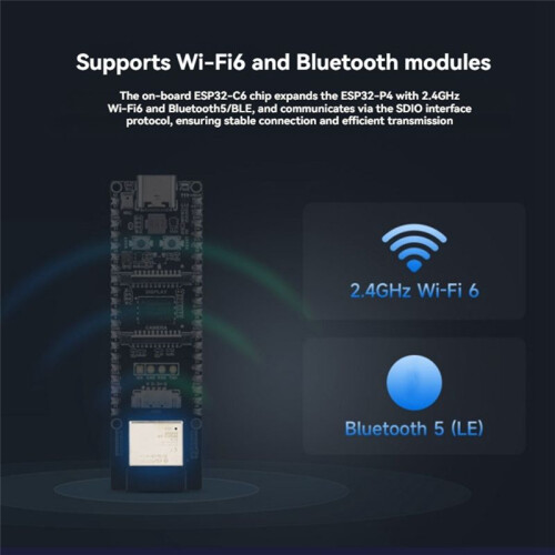 ESP32-P4 WIFI6 Development Board Based  ESP32-P4 and ESP32-C6 Support WiFi6  5 Support Xiaozhi AI Deepseek A 1