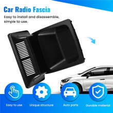 9 Zoll Autoradio Android Rahmen für Clio 2 2014 Fließheck 2 Din Unit Fascia Stereo Armaturenbrett Abdeckung LHD