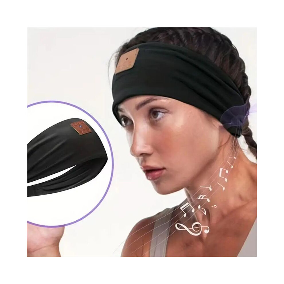 Tauoh Headphones Compatible Sport Bandana Boho Headband Headphones Hd Thin Speakers Music For Sleepers Callingyoga,C