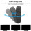 3X 2.4G Air Mouse Wireless Keyboard Remote Control for Android TV Box Computer English Version 6 Axes Gyroscope 7