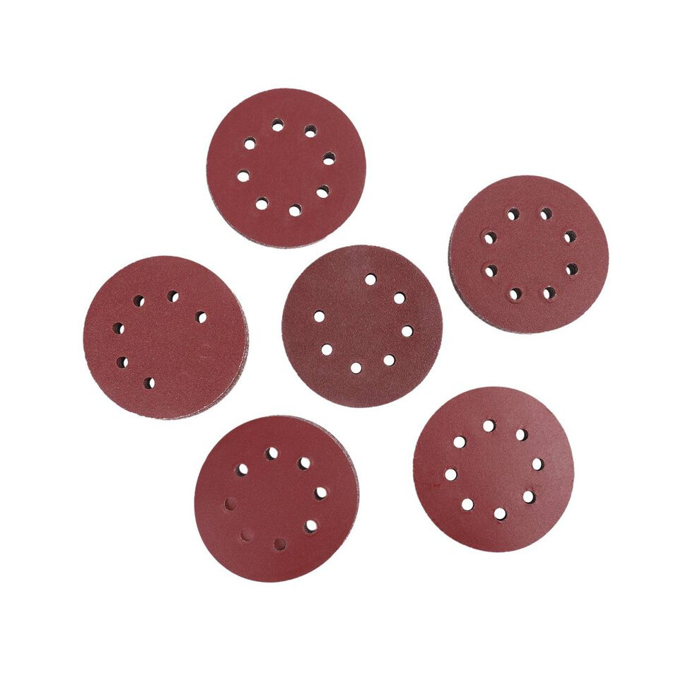 180Pcs 5 Inch Sanding Discs Sandpaper Assorted 60 80 120 180 240 320 Grits For Power Random Track Sanders 4711367325342