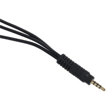 4st 3,5 mm Stereo Audio Splitterkabel Verguld 3,5mm(1/8inch)TRRS Stereostekker Mannelijk Naar 3x1/8 Inch 3,5 mm Stereo Jack Vrouwelijk 1 Ingang 3