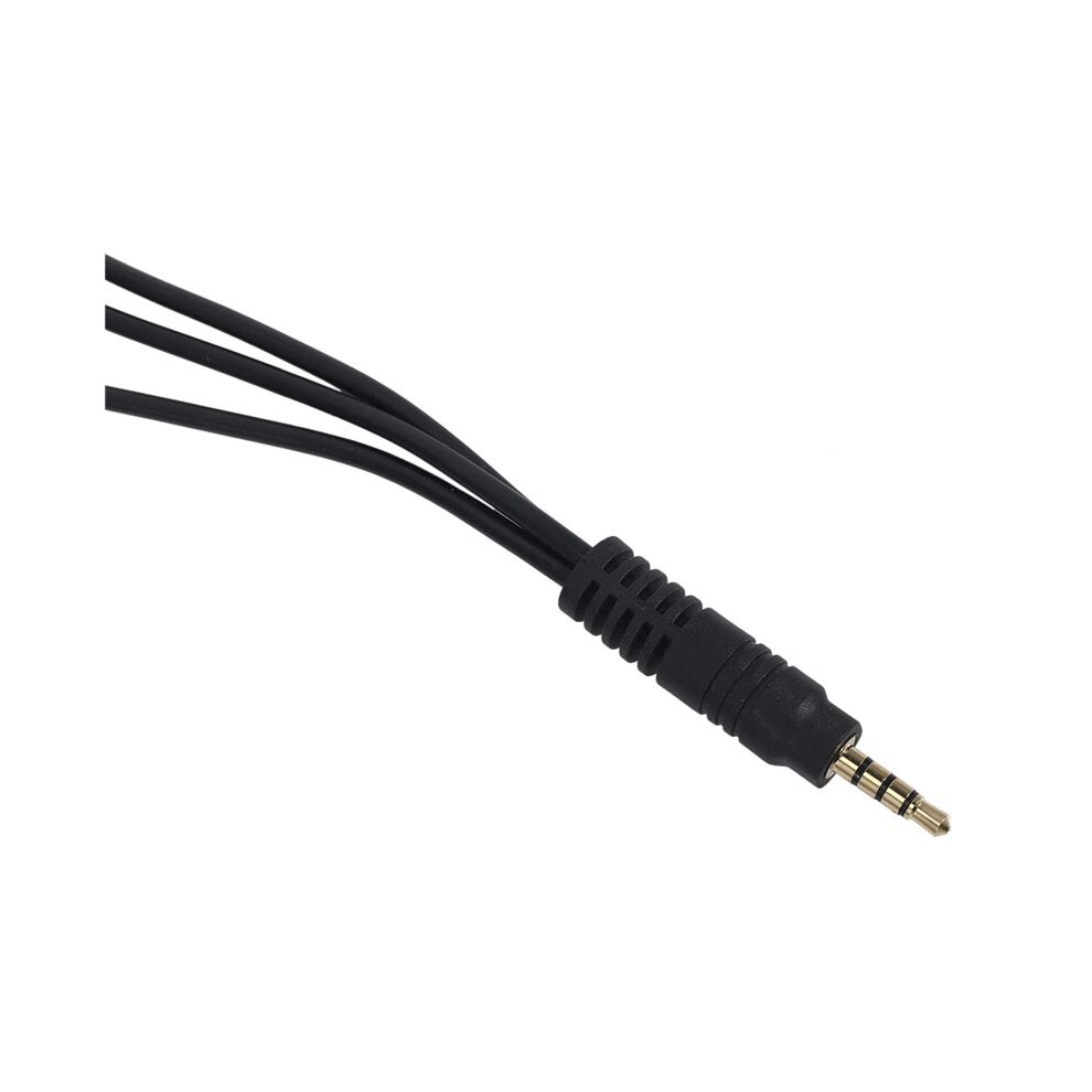 4Pcs 3.5Mm Stereo Audio Splitter Cable Plated 3.5Mm (1/8 Inch) Trrs Stereo Plug Male To 3 X 1/8 Inch Gold 6033833564818