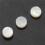 120 Mere Blanche de Perle Luthier Incrustation de Points Marqueur Lateral  6mm 5