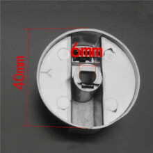 Stoves Cooker Knobs,Oven Knob 30pcs,Zinc Alloy 6mm Universal Silver Gas Stove Control Knobs Adaptors Oven Rotary