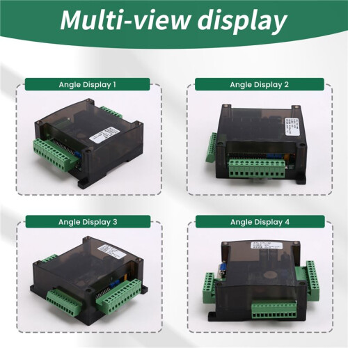 FX3U 14MR 6AD 2DA RS485 8 Input 6 Relay Output 6 Analog Input 2 Analog (0-10V) Output PLC Controller Board 2