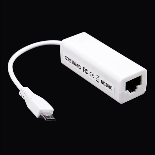 4X  USB 5 Pin 10/100 Mbps RJ45 LAN Ethernet Adapter for Tablet PC 1
