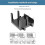 Router Wall Mount Bracket Wifi Storage Box Wall-Mounted Holder Wall Mounted Cable Organizer for Router Top Box White 2
