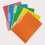 Manila Color Five-Color Single-Page Folder Paper Storage Folder Single-Piece Folder Office Data Classification 5